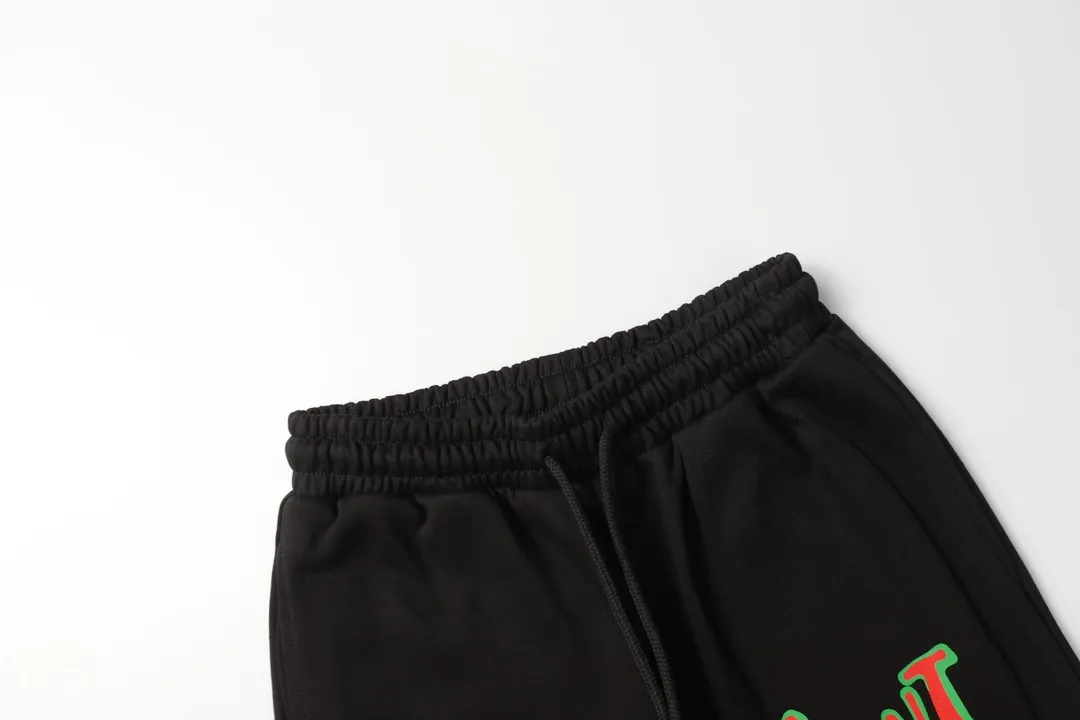 Saint Michael series of fashionable casual long sweatpants Style number: 245P190 Color: Black Size: S M L XL